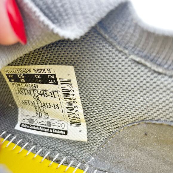 Carhartt Womens Haslett ESD Nano Toe Knit Work Shoe US 10M EU 40-41 Grey NI130 - Picture 13 of 13